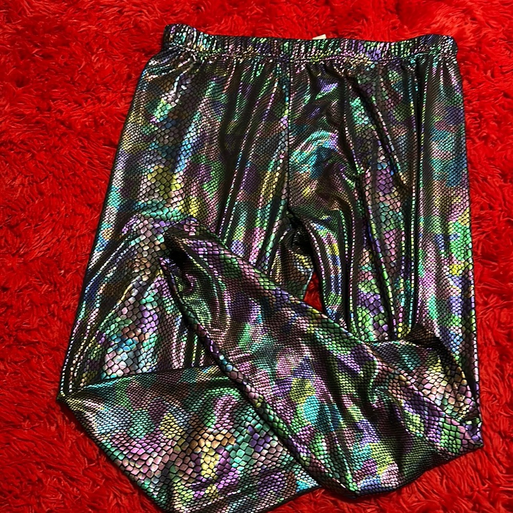 Snake skin leggings
